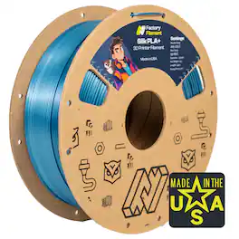 Factory Filament - 1.75mm PLA 3D Printer Filament, 1 KG Spool, Dimensional Accuracy +/- 0.02 mm, 3D Printing Filament - Silk Infinite Void