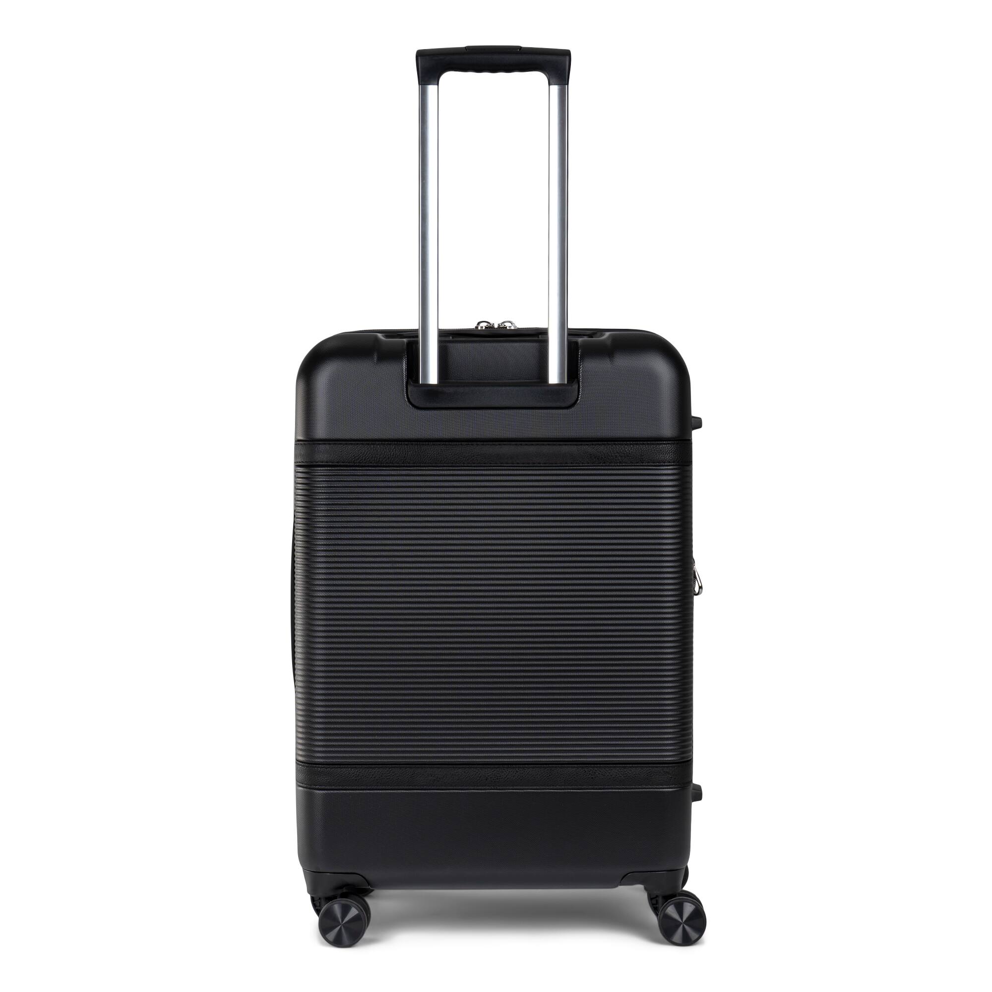 Alt View 11. Bugatti - Wellington Expandable Spinner Hardside Suitcase Set - 3 Piece - Black.