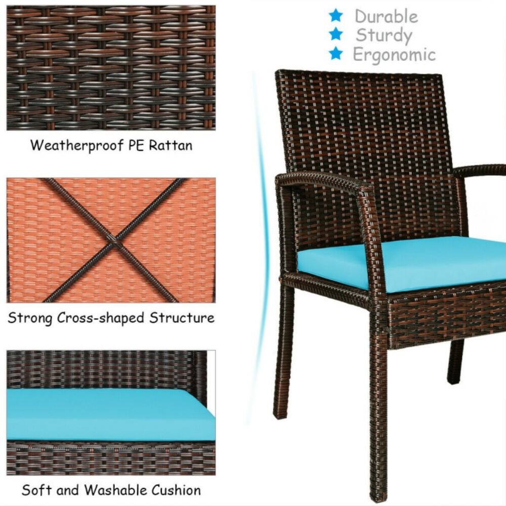 - Durable
- Sturdy
- Ergonomic
- Weatherproof PE Rattan
- Strong Cross-shaped Structure
- Soft and Washable Cushion