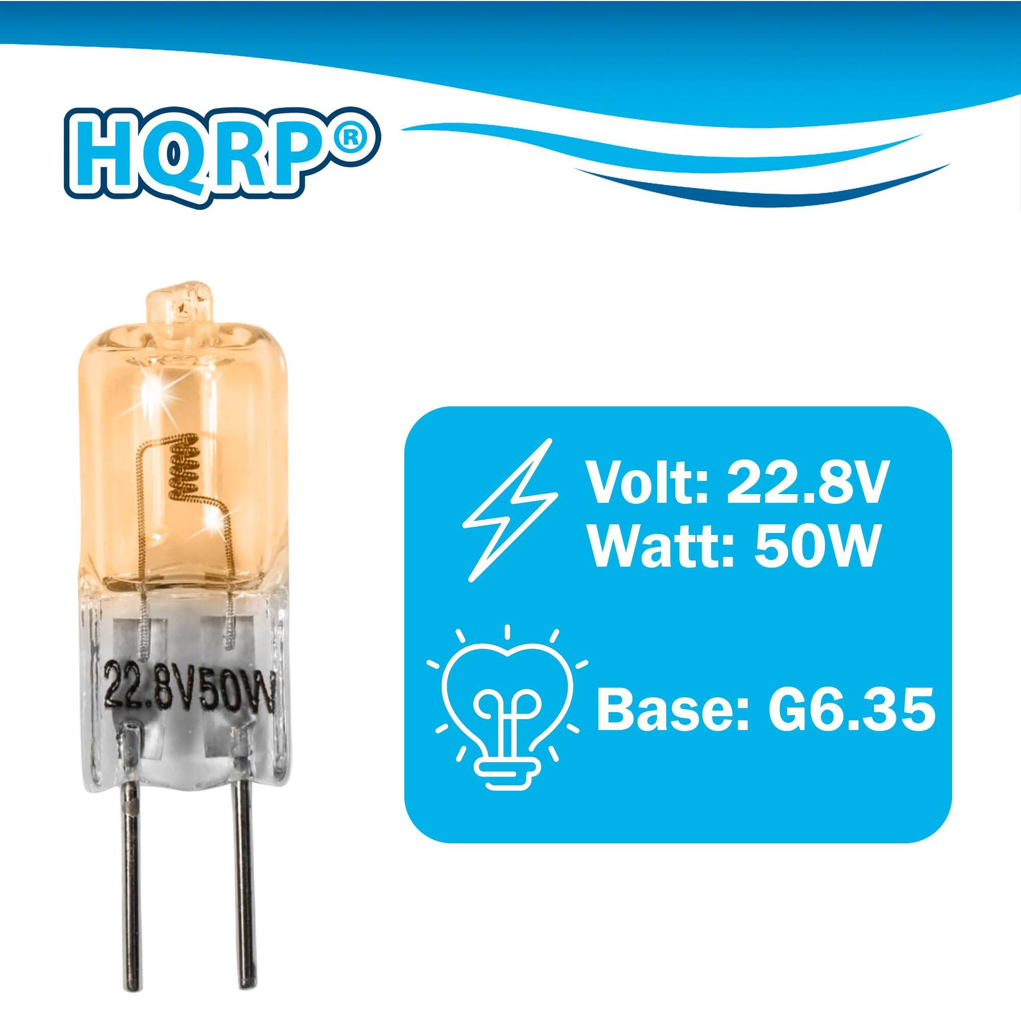 HQRP Volt: 22.8V  
Watt: 50W  
Base: G6.35