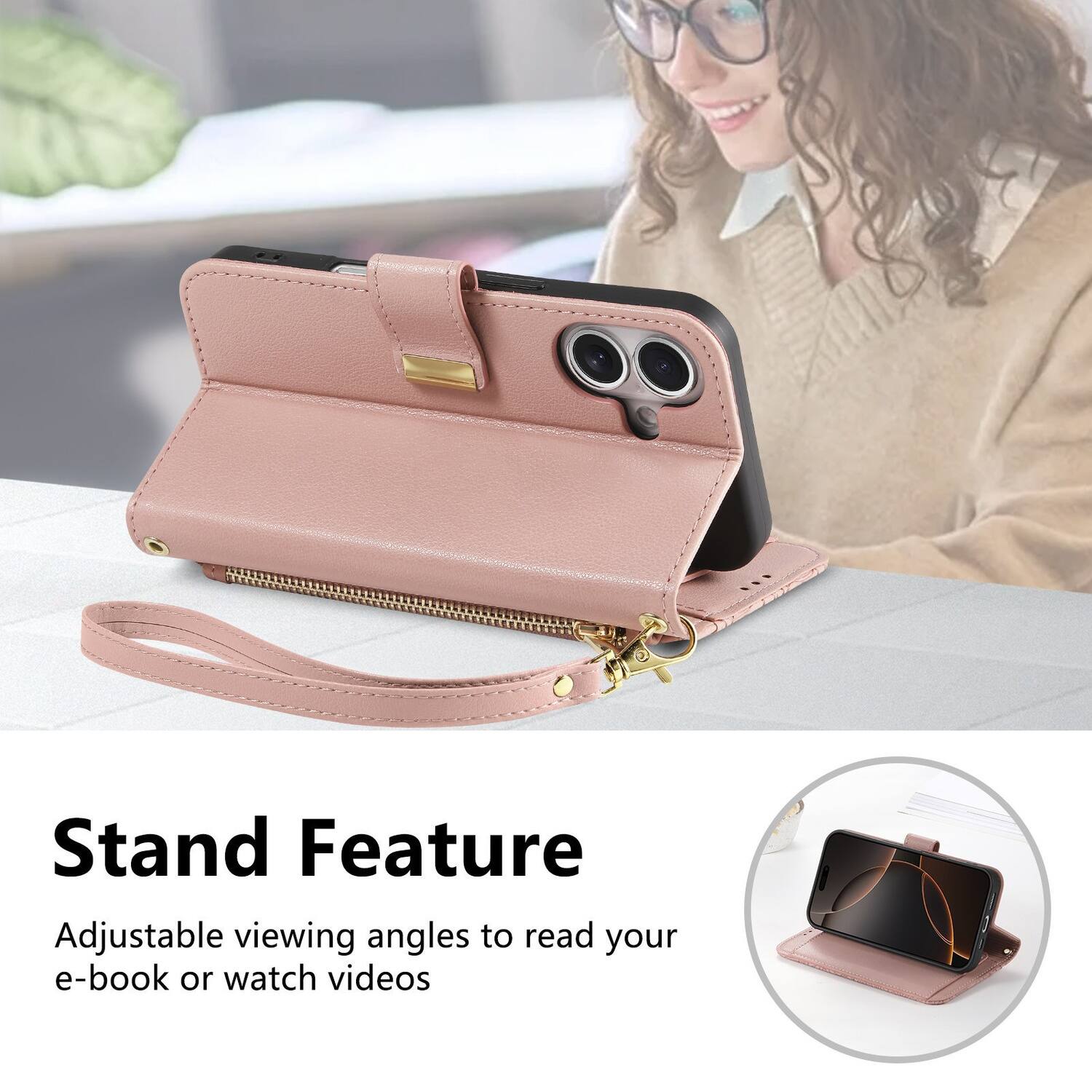 Stand Feature

Adjustable viewing angles to read your e-book or watch videos