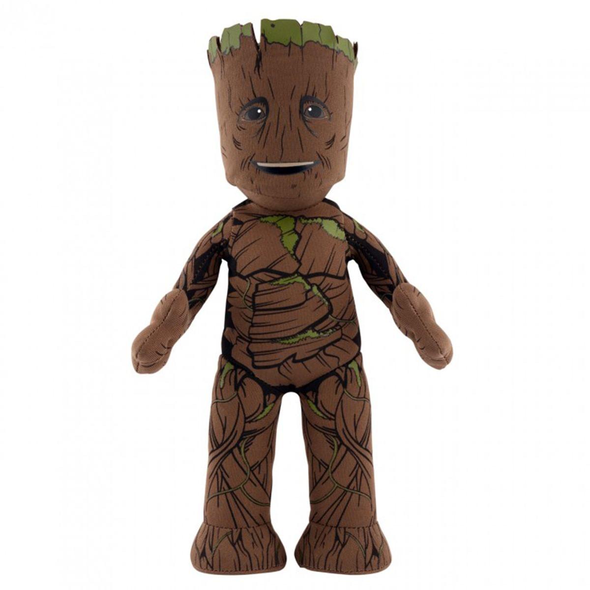 Front. Marvel - Guardians of the Galaxy 11" Plush Doll Groot Bleacher Creature - Brown.
