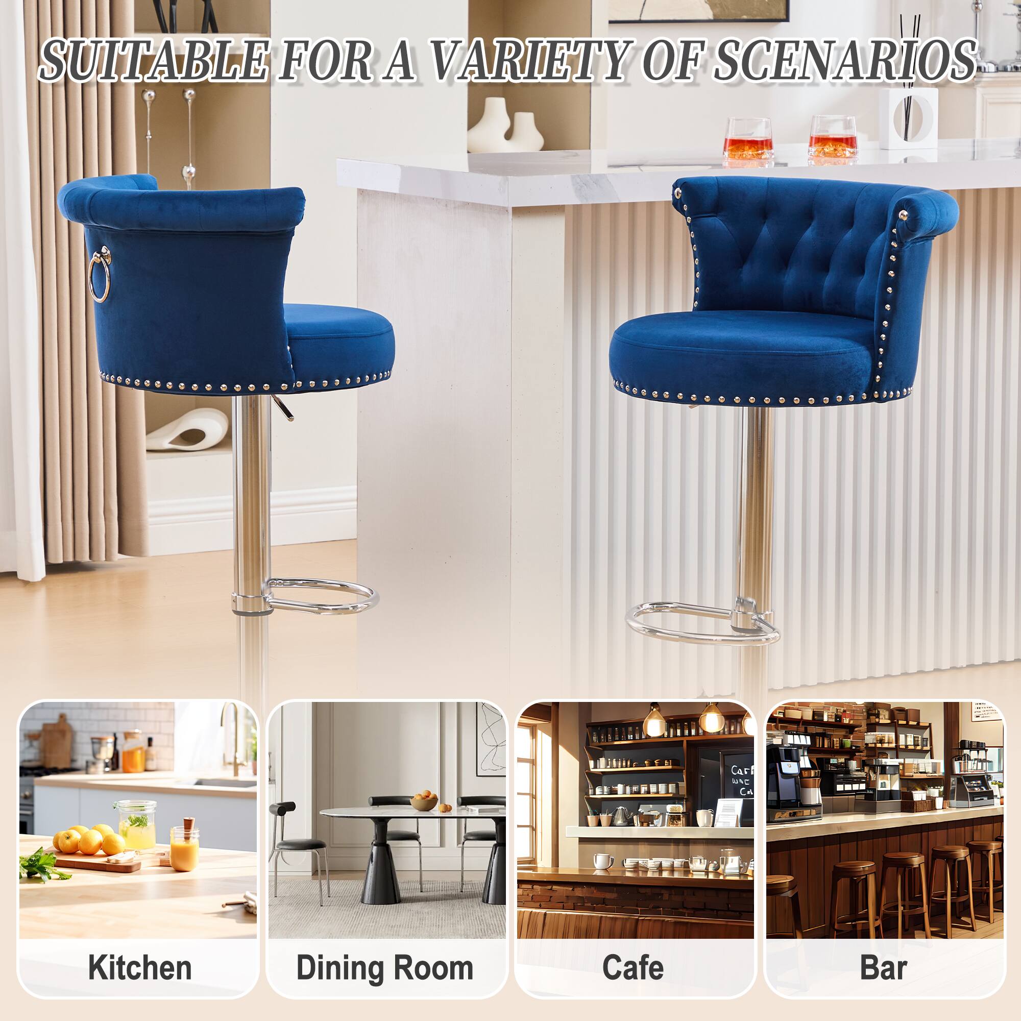 SUITABLE FOR A VARIETY OF SCENARIOS

Kitchen  
Dining Room  
Cafe  
Bar