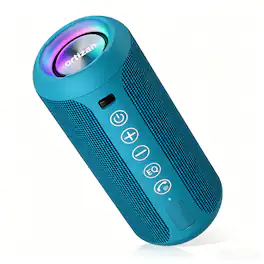 Ortizan - Portable Bluetooth Speaker | IPX7 Water Resistant, TWS Function, 30H Long Playback, Powerful Deep Bass - Blue