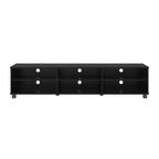 Hollywood Collection TV Stand with Open Cabinets for Most TVs up to 85"