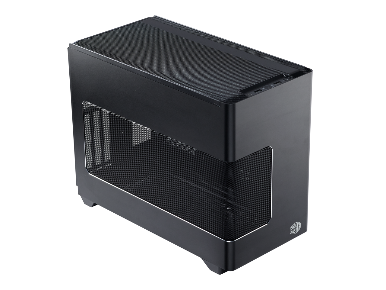 Cooler Master - NR200P V3 Mini-ITX Case, 240/280mm AIO, PCIe 5.0, 356mm GPU, SFX PSU, RTX 5090/7090, USB-C, Aluminum - Black