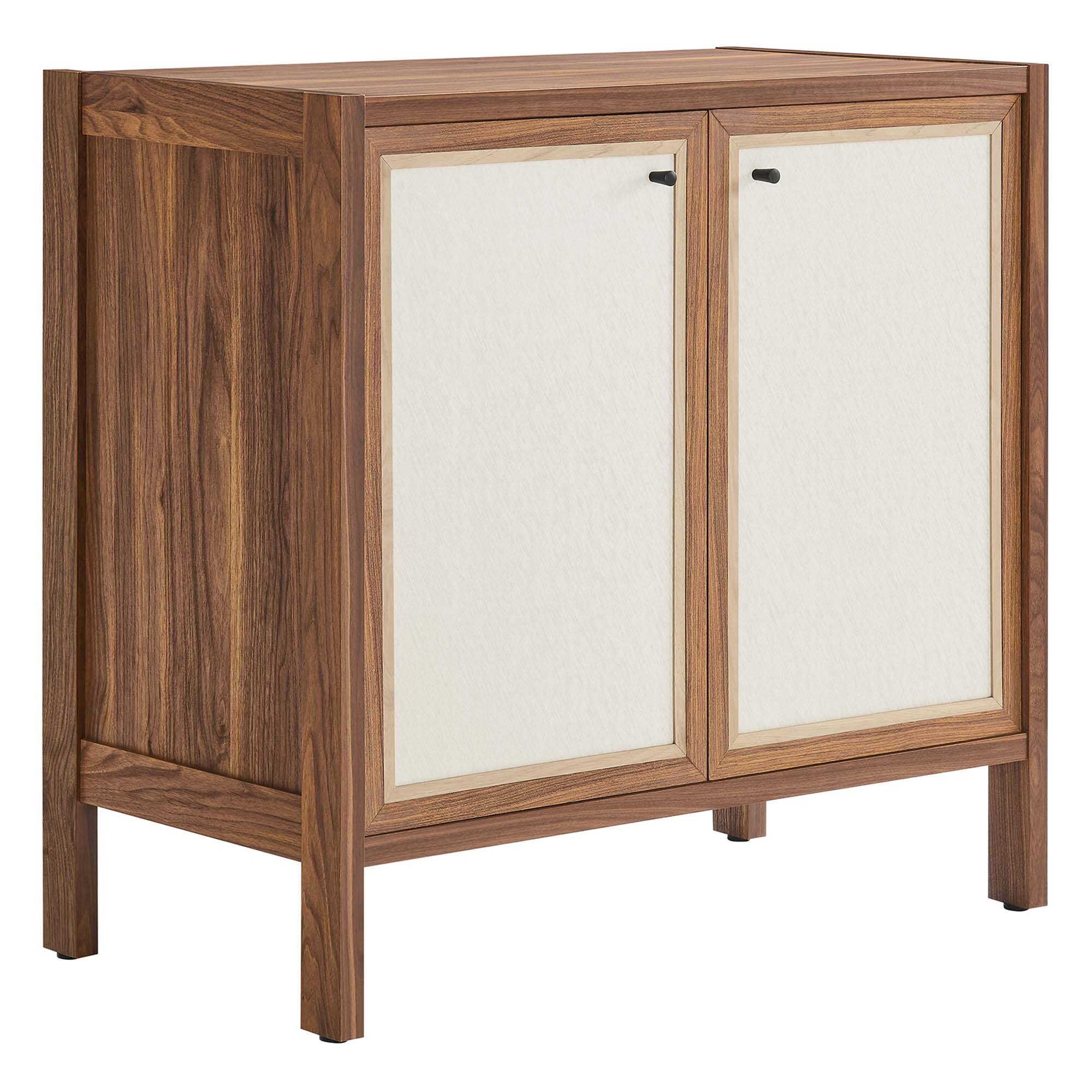 Angle. Modway - Capri 33" Wood Grain Storage Cabinet by Modway - Walnut.