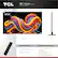 TCL 98" Class (97.5" diag.) QM7L Series 98QM7L
Dimensions:
- TV with Stand: 85.80" x 50.60" x 16.50"
- TV without Stand: 85.80" x 49.10" x 2.40"
What's in the Box:
- TCL TV with Google TV
- TV Stands
- Power Cable
- TV Remote + Batteries
- Quick Start Guide
Features and specifications subject to change. Actual remote has pre-set channel buttons. Channels can vary by country.