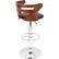 Alt View 12. LumiSource - Cosi PU Leather Barstool - Brown.