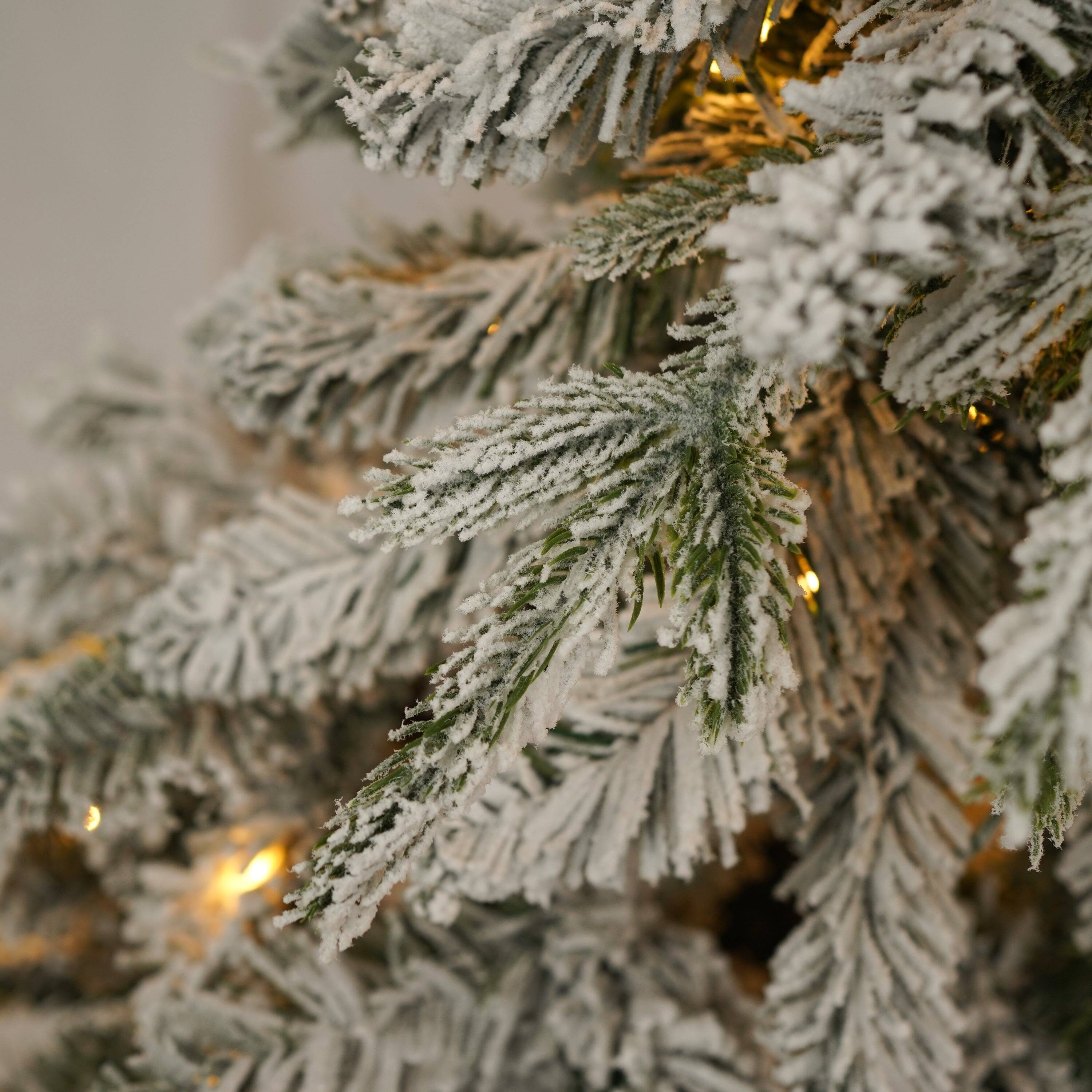 Alt View 9. BreeBe - Pre-lit Christmas Artificial Tree 4-Piece Set - Green.