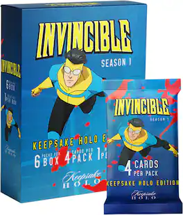 Trading Card Game: 2025 Invincible Season 1 Keepsake Premier Holo Blaster Edition