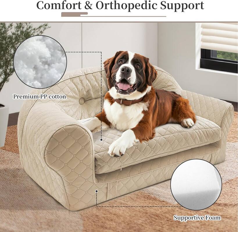 Comfort & Orthopedic Support, Premium PP cotton, Supportive Foam