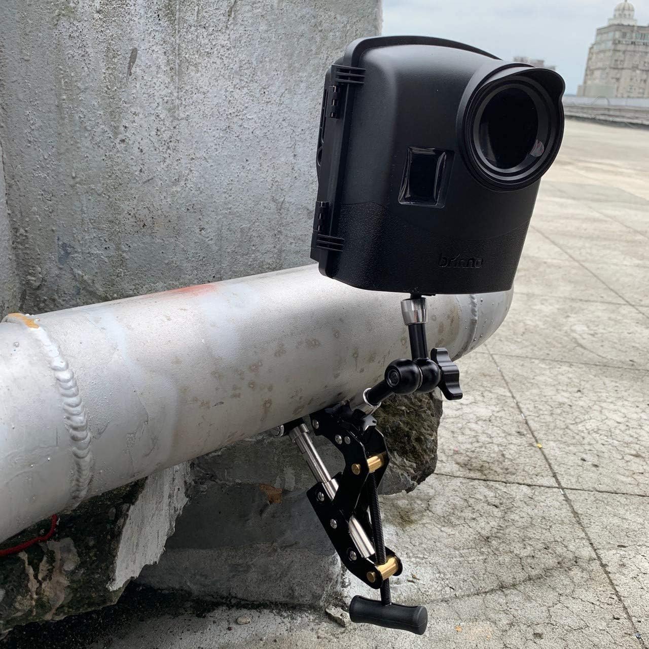 Alt View 7. Brinno - ACC1000P Heavy-Duty Camera Clamp with Magic Arm and Extension Poles.