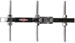 Gibraltar Hardware - 3 Post Accessory Mount Clamp, 12" Percussion Mounting Bar, Includes Three 9.5mm Knurled Posts