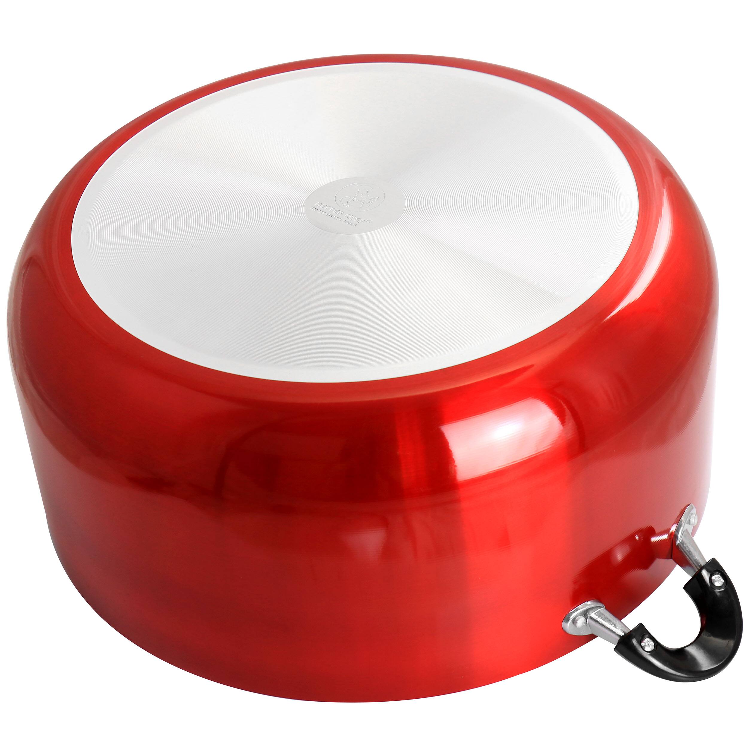 Alt View 3. Better Chef - Better Chef for Professional Results 24 Quart Heavy Gauge Aluminum Dutch Oven in Red - Red.