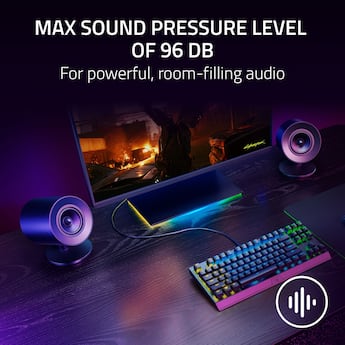 Razer Nommo V2 X Full Range 2.0 PC Gaming Speakers (2 Piece) Black Razer Nommo V2 X Full Range 2.0 PC Gaming Speakers (2 Piece) Black
