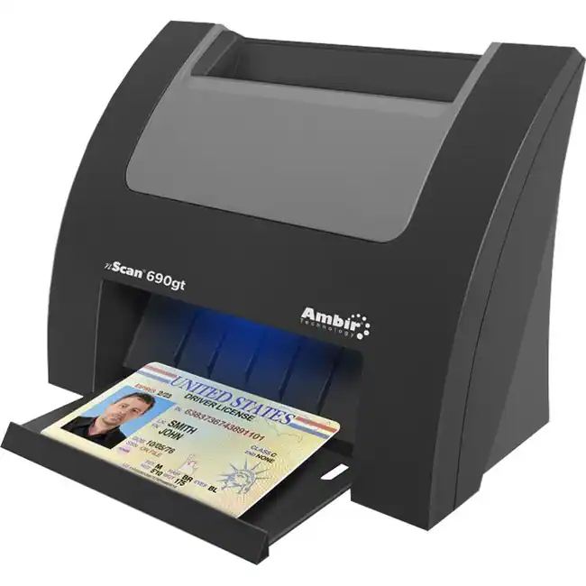 Ambir Scan Scanner Ambir Technology Inc Ambir nScan 690gt Duplex ID Card Scanner w ...