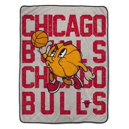 Pegasus - Chicago Bulls 60" x 80" Cartoon Basketball Ultra Cozy Blanket - Multicolor