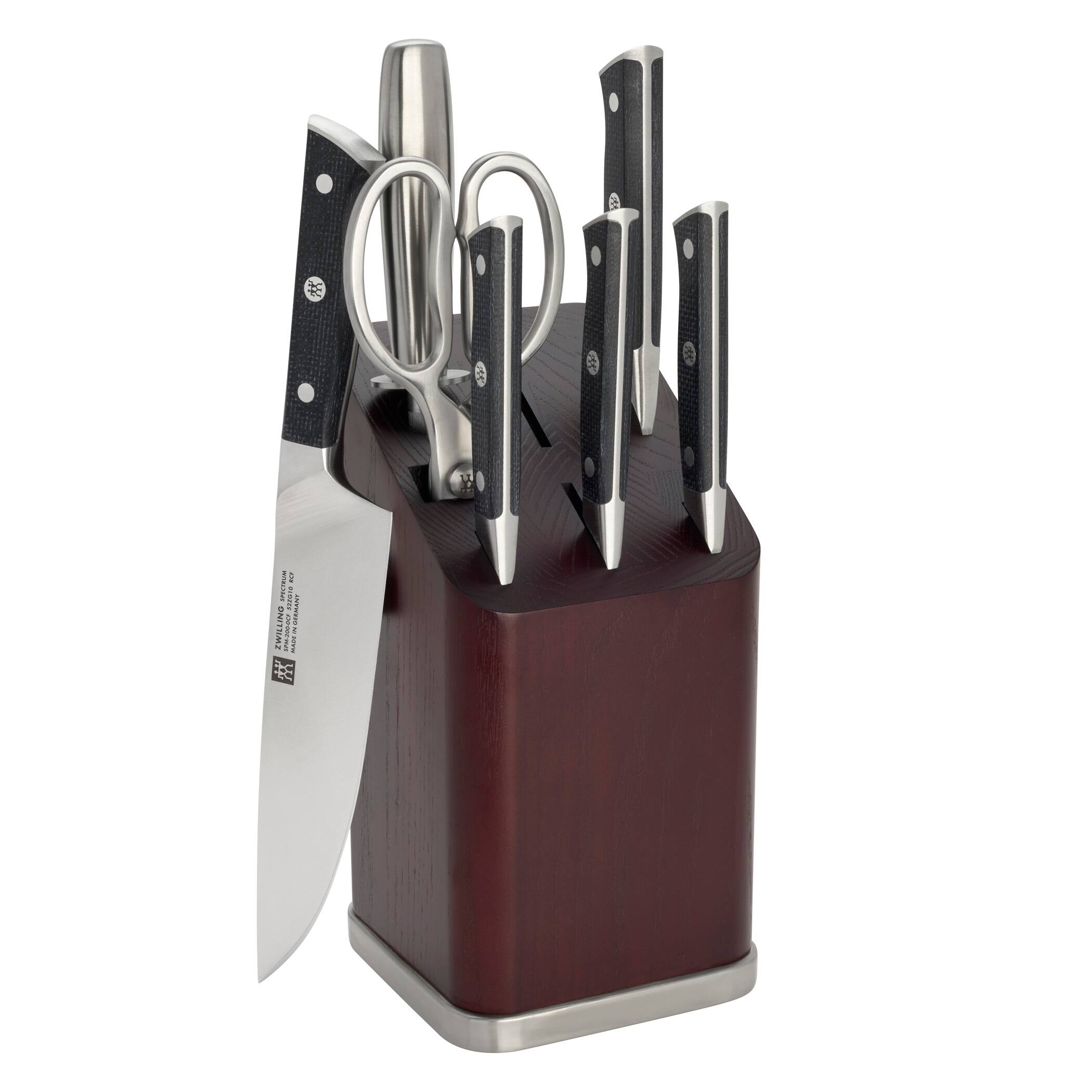 ZWILLING - Spectrum 8-pc Knife Block Set - Ash - Thumbnail 5