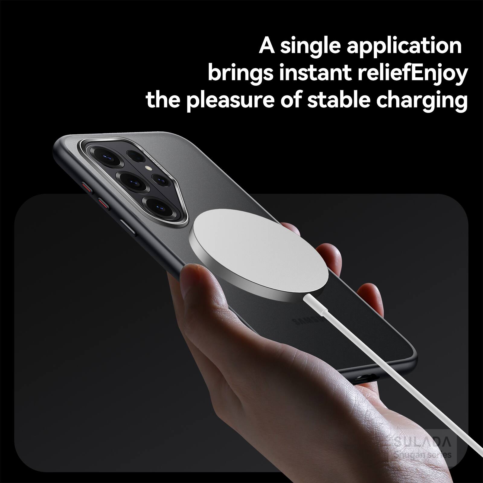 A single application brings instant relief. Enjoy the pleasure of stable charging.