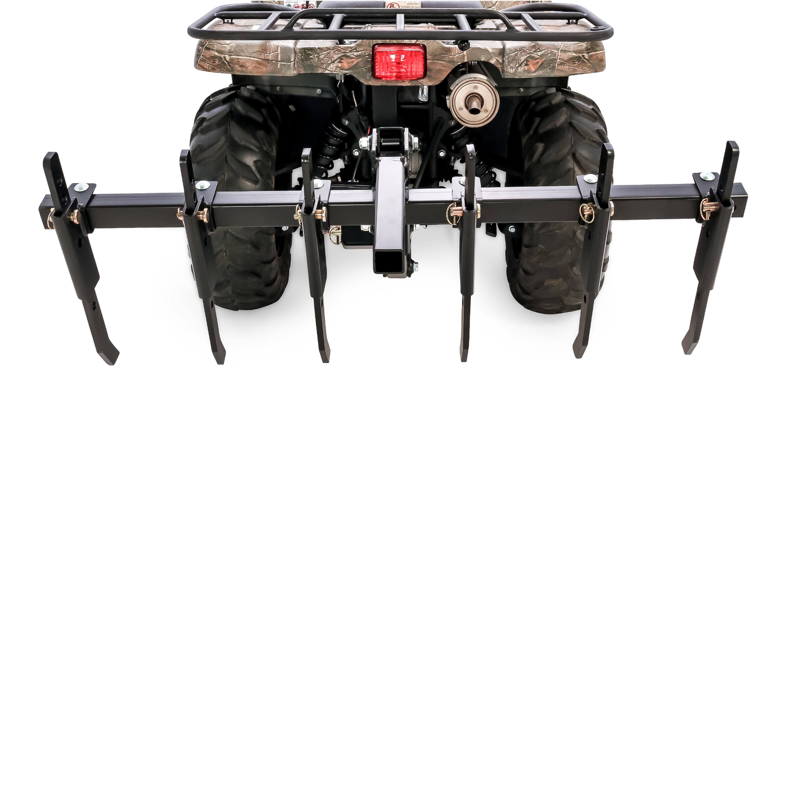 Alt View 4. Camco - Camco Black Boar ATV/UTV Implement Outside Vehicle Landscape Chisel Plow Tool - Black.