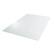 Front. Floortex - Basic Rectangular Vinyl Chair Mat for Hard Floor 45 x 52 inches - Clear.