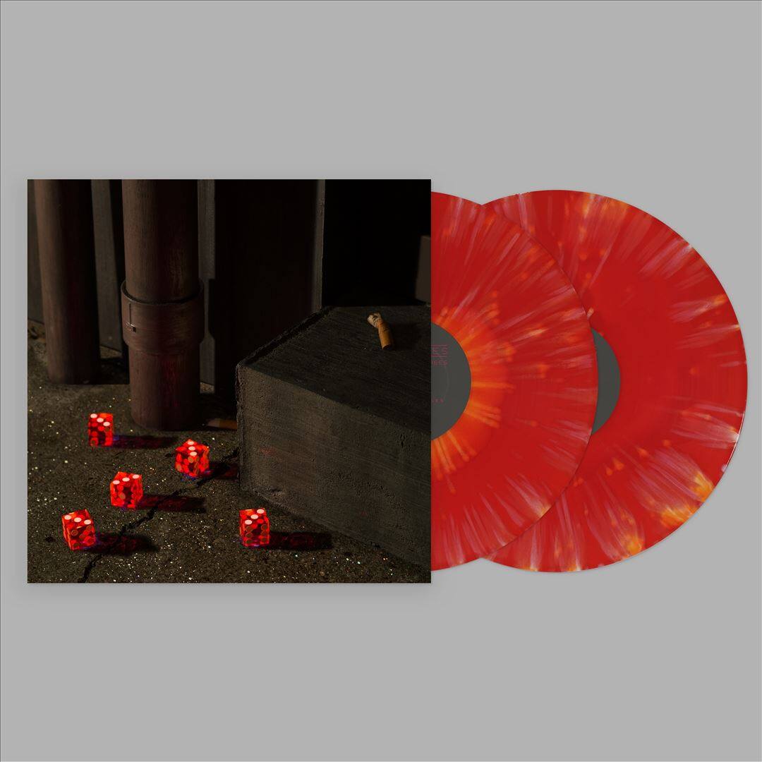 Front. Five Dice, All Threes [Red and Orange Splattered Vinyl] [LP].