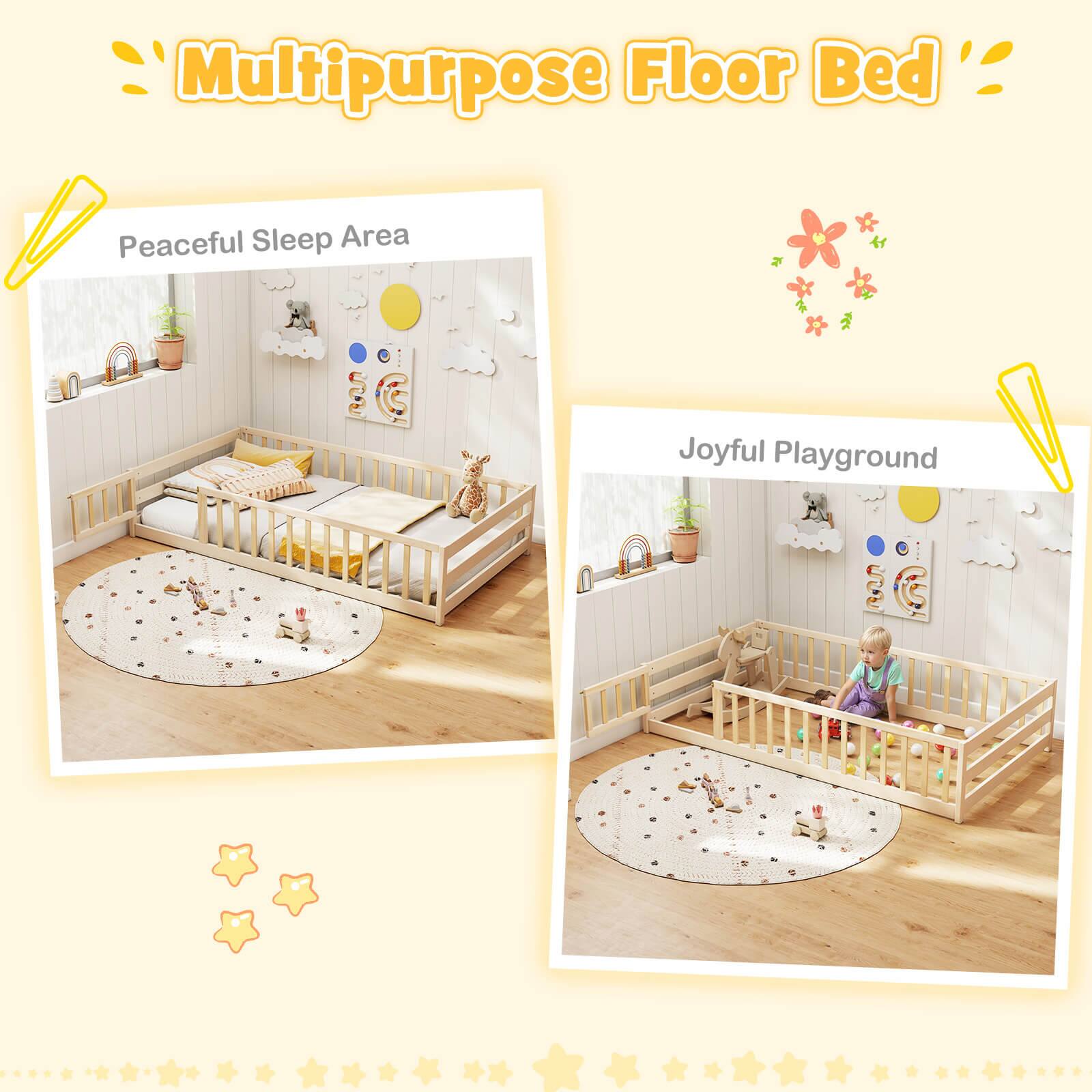Multipurpose Floor Bed

Peaceful Sleep Area

Joyful Playground