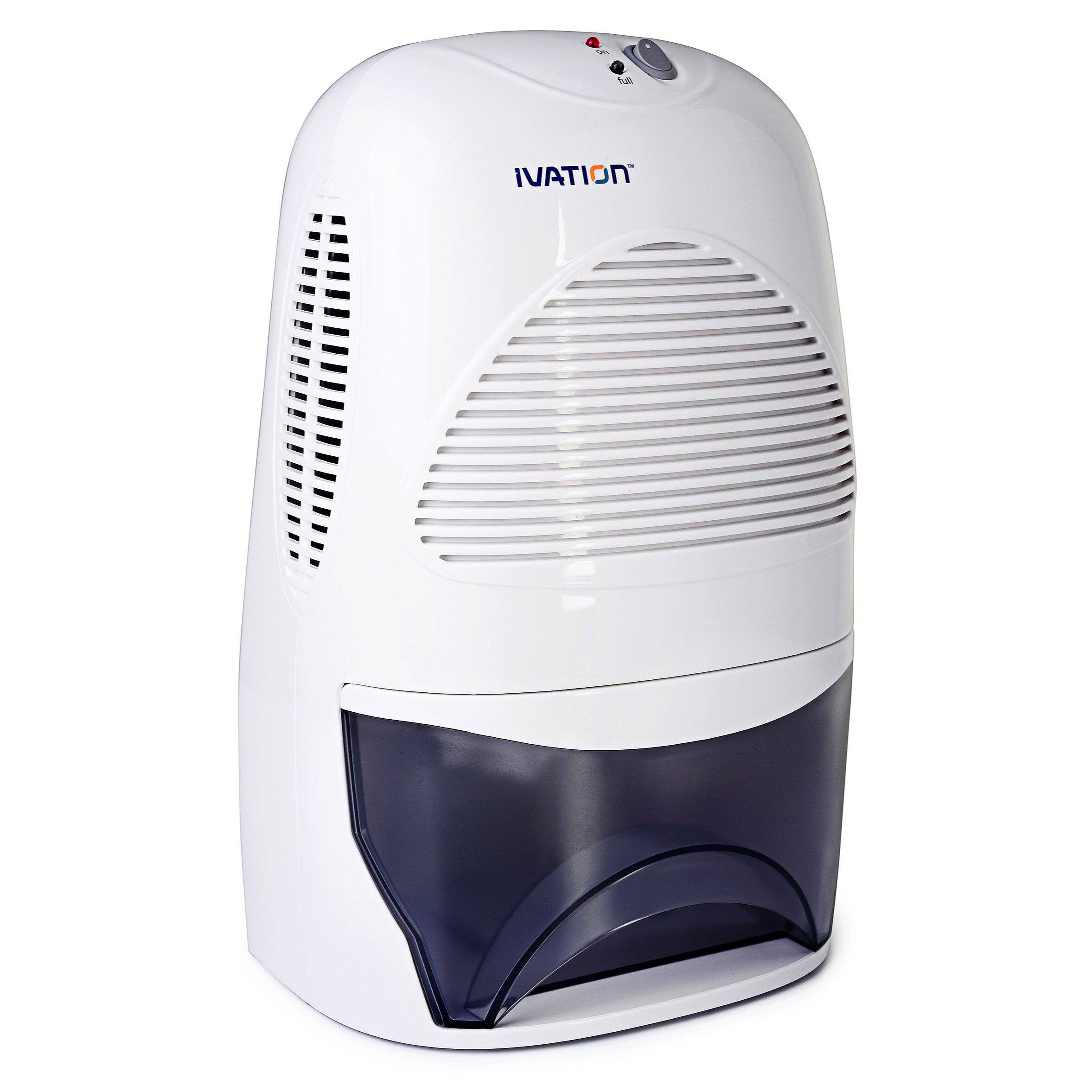 Front. Ivation - Powerful Mid-Size Thermo-Electric Dehumidifier for Basement or Small Rooms (2200 Cubic Ft) - White.