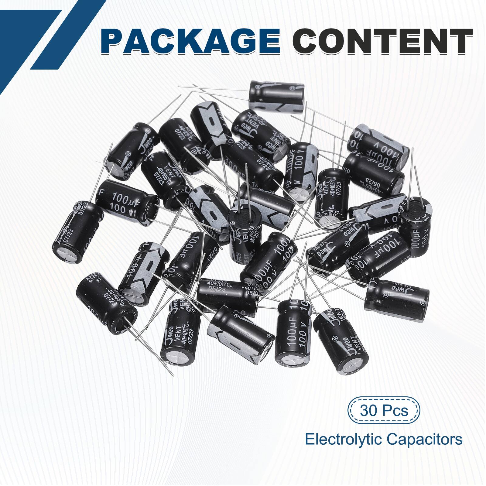PACKAGE CONTENT

- 07/23 1000uF 100V
- 07/23 100uF 100V
- 07/23 100uF 100V
- 07/23 100uF 100V
- 07/23 100uF 100V
- 07/23 100uF 100V
- 07/23 100uF 100V
- 07/23 100uF 100V
- 07/23 100uF 100V
- 07/23 100uF 100V
- 07/23 100uF 100V
- 07/23 100uF 100V
- 07/23 100uF 100V
- 07/