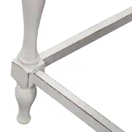 Liberty Furniture Industries - Magnolia Manor Spindle Back Counter Chair (RTA)-Set of 2 in Antique - White