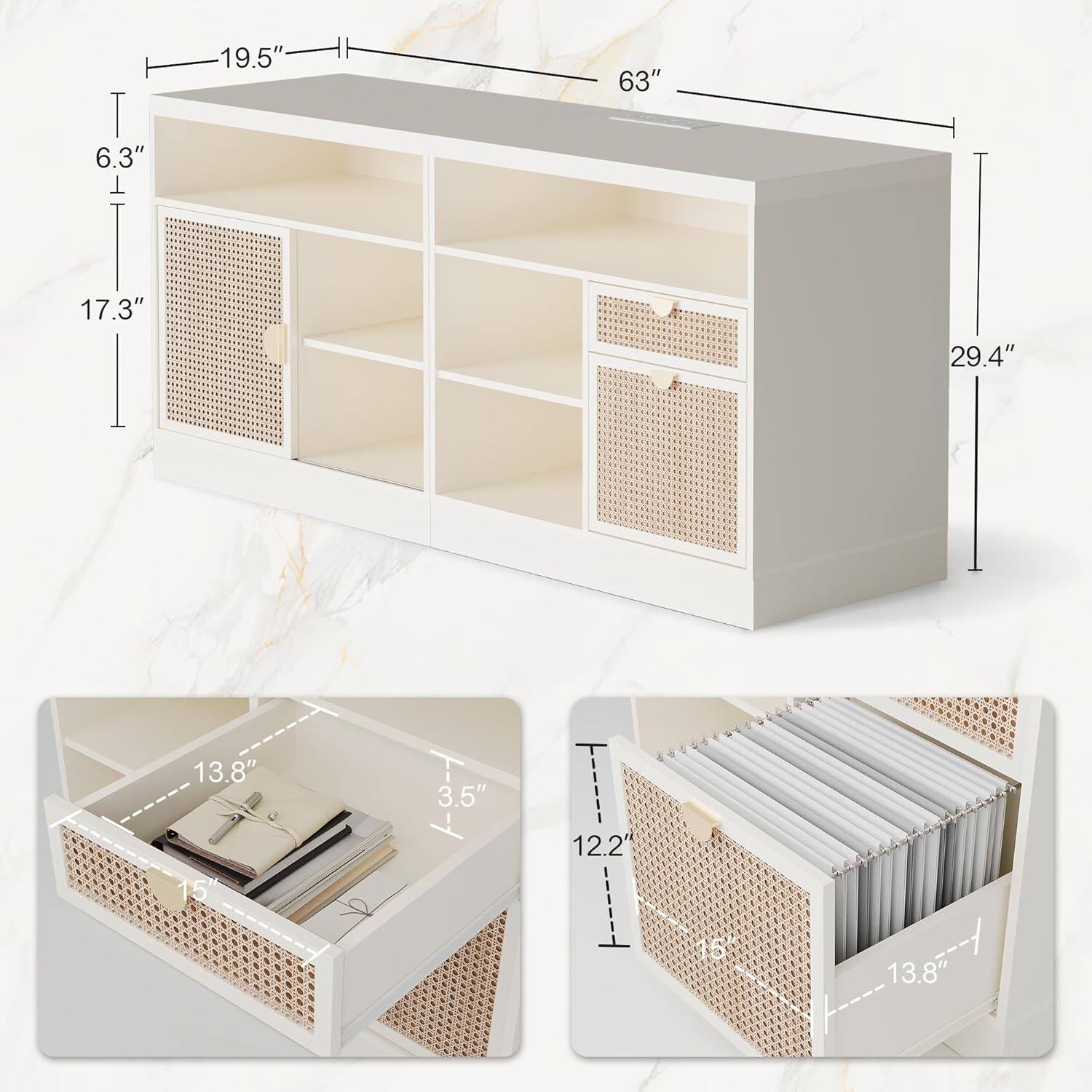 19.5" 63" 6.3" 17.3" 29.4" 13.8" 3.5" 15" 12.2" 15" 13.8"
