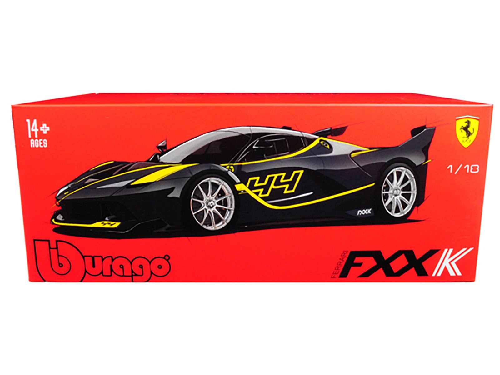 14+ AGES A burago D 1/18 H PXCK FERRARI FXX K