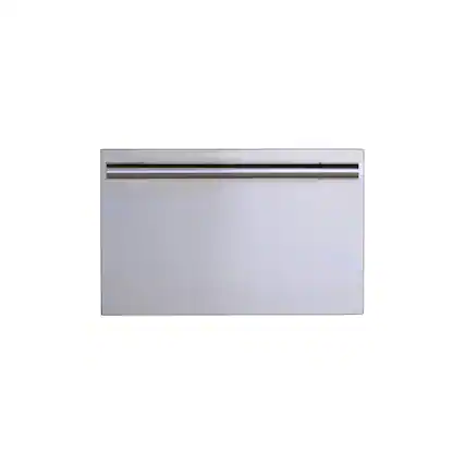 Front. SKS - Professional Panel Kit for Undercounter Refrigerator Freezer Drawers 24-Inch - Stainless Steel.