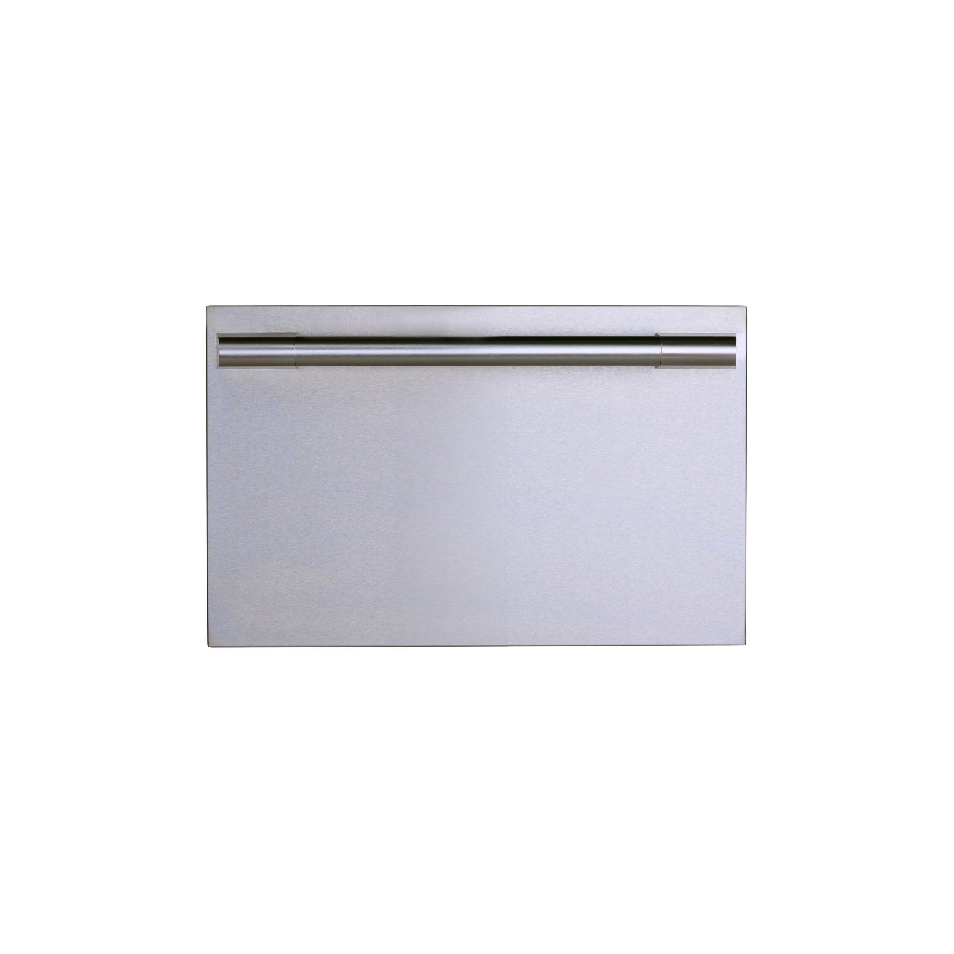 Front. SKS - Professional Panel Kit for Undercounter Refrigerator Freezer Drawers 24-Inch - Stainless Steel.