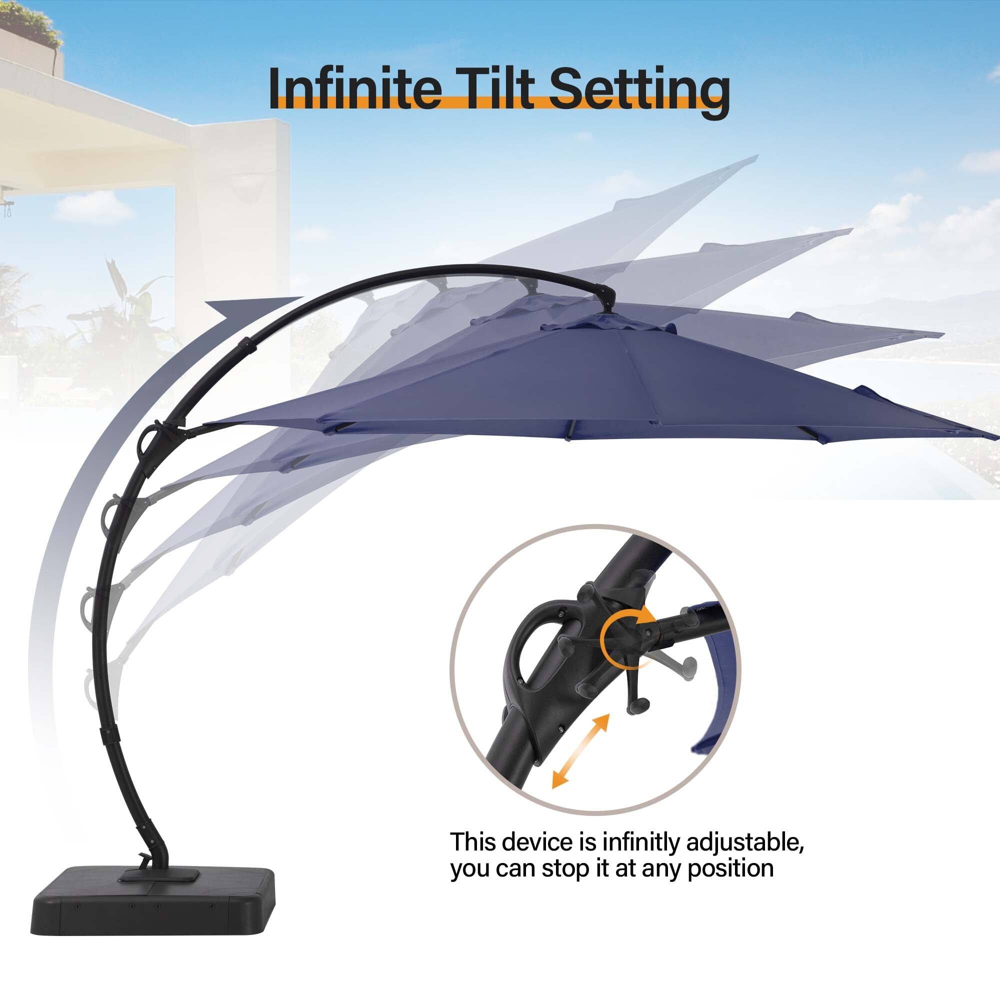 Infinite Tilt Setting

This device is infinitely adjustable, you can stop it at any position