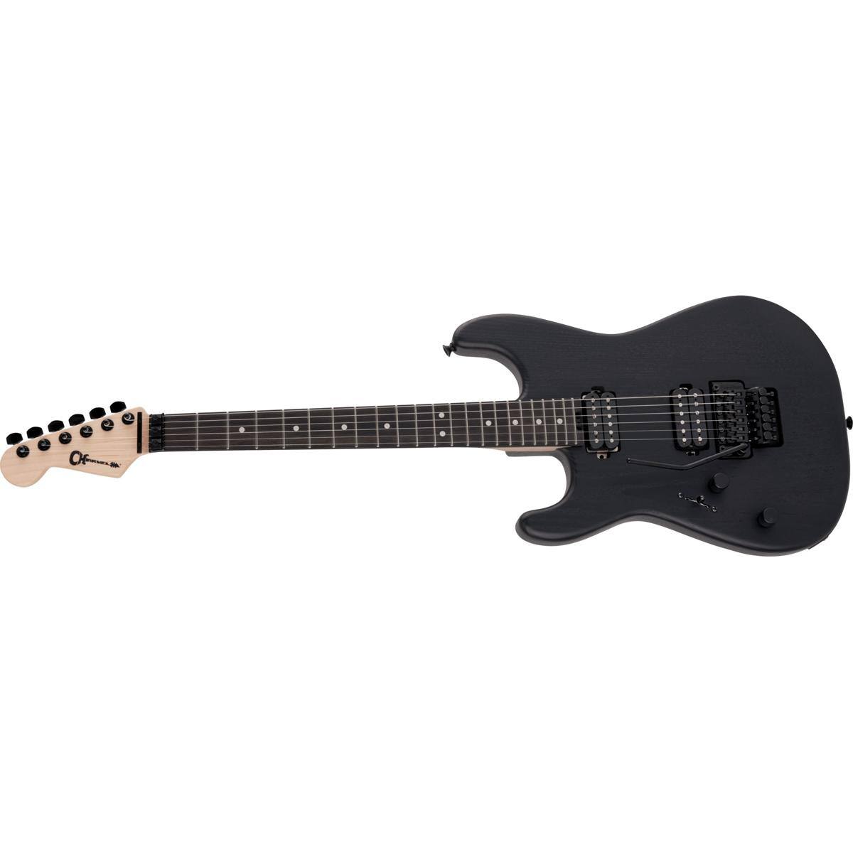 Alt View 3. Charvel - Charvel Pro-Mod San Dimas Style 1 HH FR E Sassafras Left-Handed Electric Guitar, Ebony Fingerboard, Satin Black.