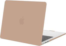 mosiso - Laptop Case for MacBook Air 13 inch Case M5 A3449 M4 A3240 M3 A3113 M2 A2681 2022-2026 - Bronze Brown