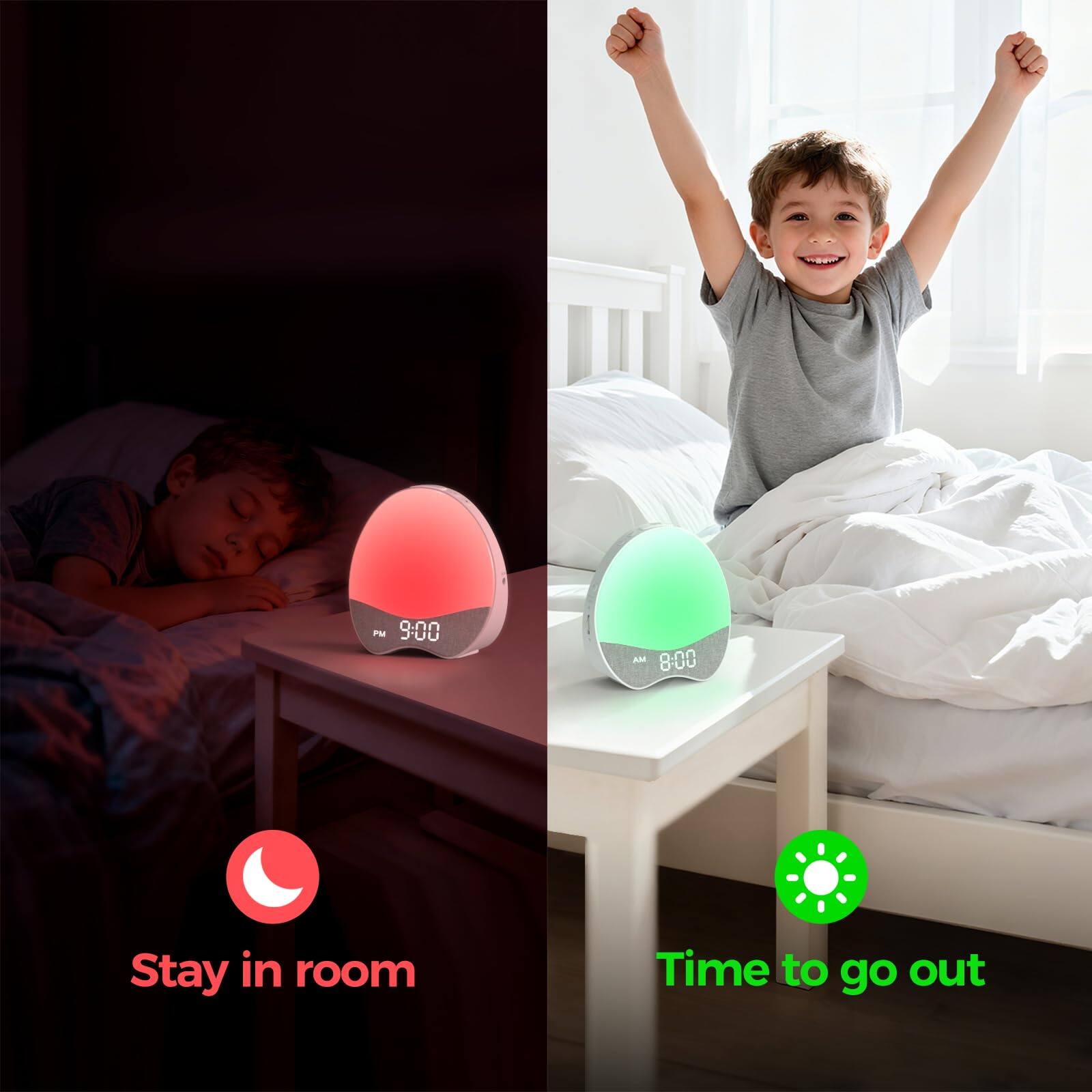 P 9:00 AM 8:00  
Stay in room  
Time to go out