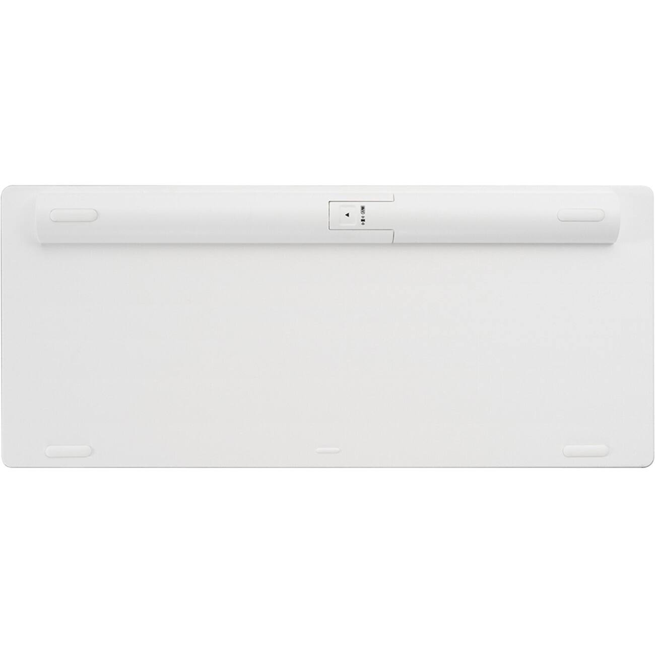 Alt View 4. Kensington - Kensington Multi-Device Dual Wireless Compact Keyboard - Wireless Connectivity - Bluetooth/RF - 2.40 GHz - Multimedia - Silver.