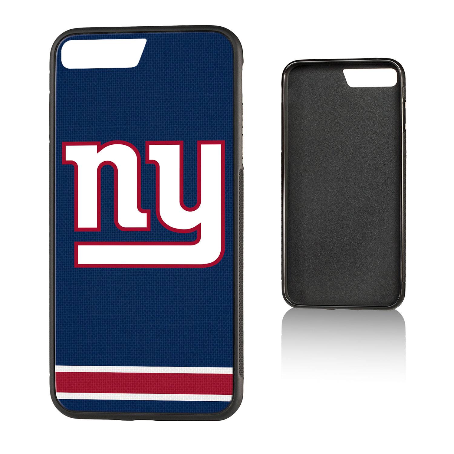 Alt View 3. Keyscaper - New York Giants iPhone Stripe Design Bump Case - 14 Pro Max - Multicolor.