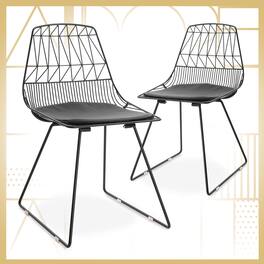 Adore Decor - Vivi Dining Chair, Set of 2 - Black