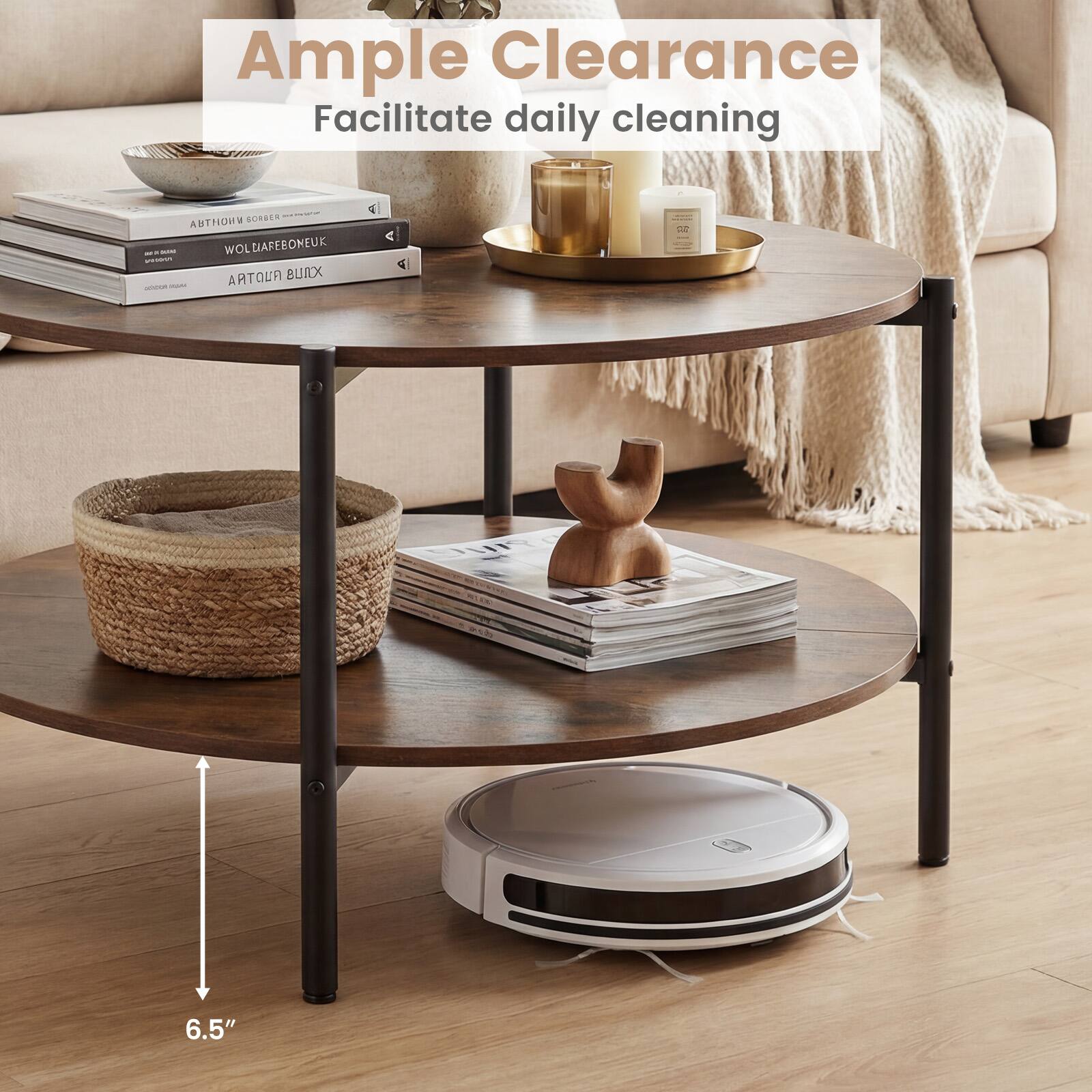 Ample Clearance Facilitate daily cleaning BM SUBRER - WOL CLAFFEONEUK - U RTOUA BUNX - - se 6.5"