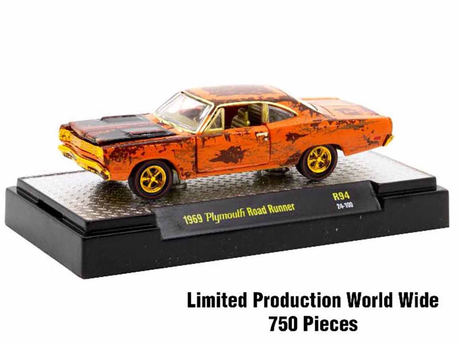 1969 Plymouth Road Runner  
R94  
24-100  

Limited Production World Wide  
750 Pieces