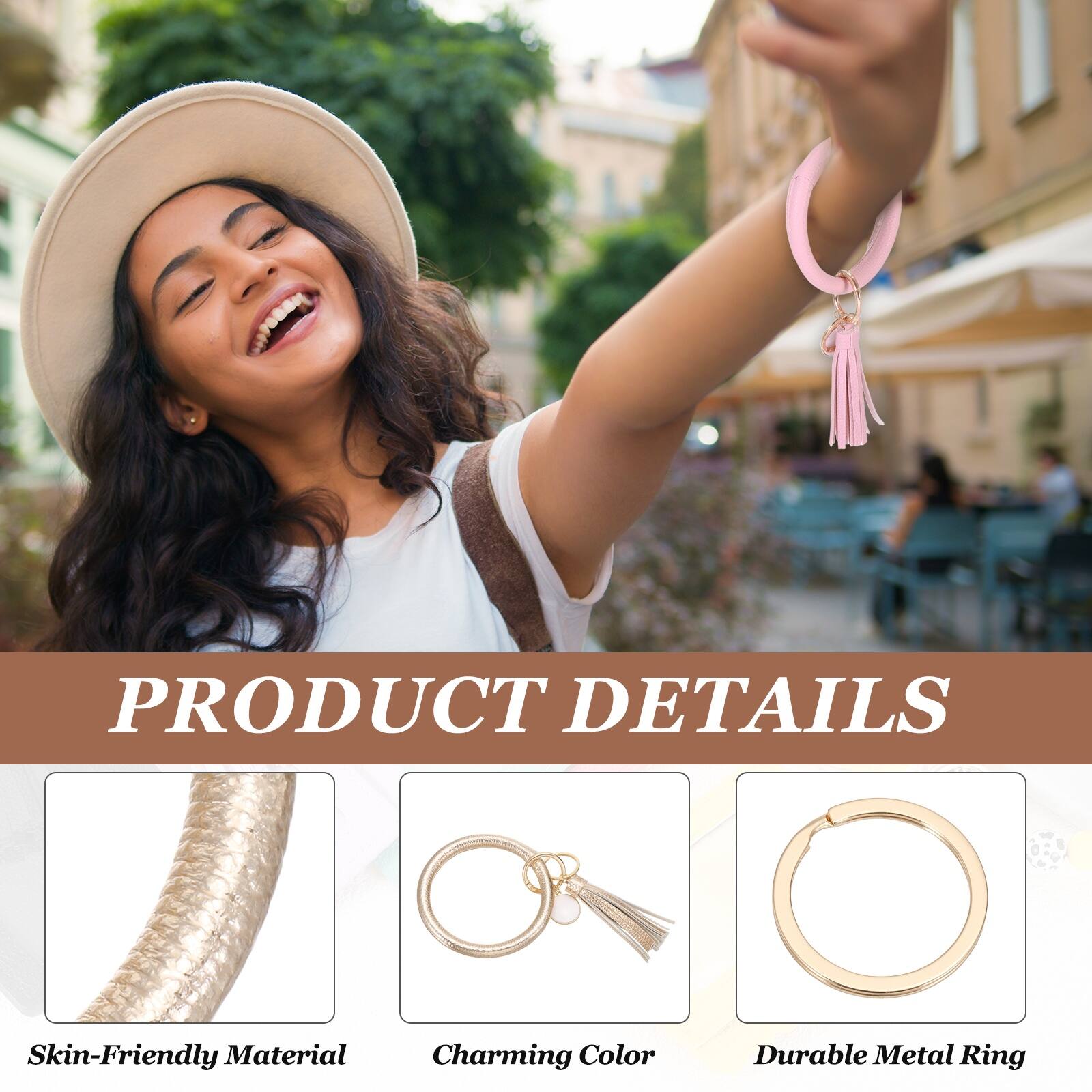PRODUCT DETAILS
- Skin-Friendly Material
- Charming Color
- Durable Metal Ring