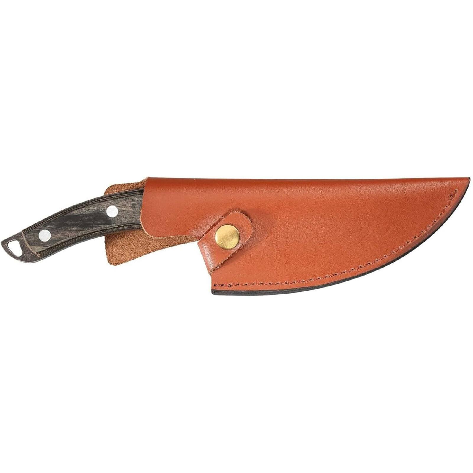 Alt View 1. Zassenhaus - Ranger 11-Inch Chef's Knife with Pakkawood Handle - Silver.