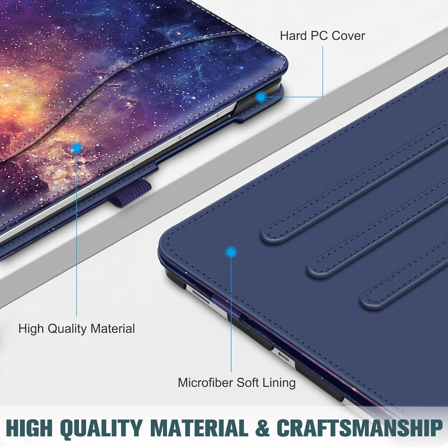 Hard PC Cover  
High Quality Material  
Microfiber Soft Lining  
HIGH QUALITY MATERIAL & CRAFTSMANSHIP