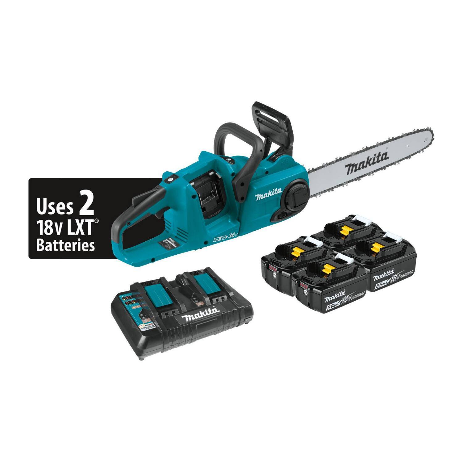 Uses 2 18v LXT Batteries

88888 888

Makita 36v Makita

Makita makita 5.0m Makita 50ml(180 50m