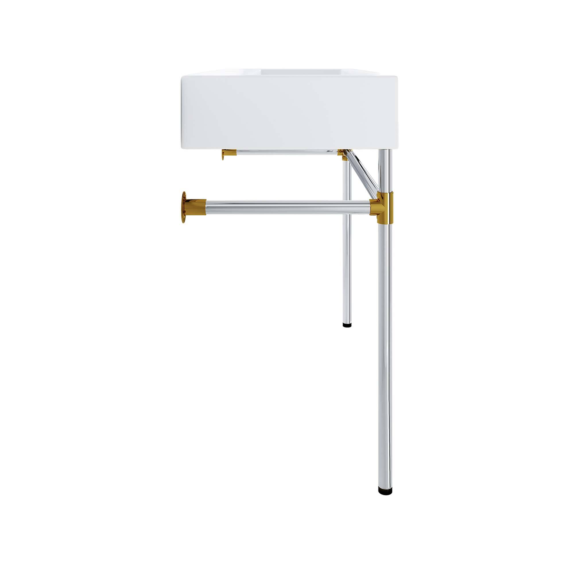 Alt View 1. Modway - Redeem Wall-Mount Bathroom Vanity Basin Included - Silver White.