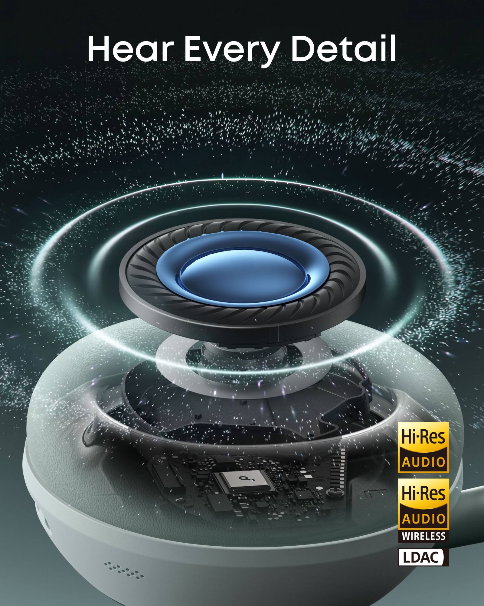 Hear Every Detail

Hi-Res Audio  
Hi-Res Audio Wireless  
LDAC